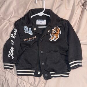 Old Navy Kids Jacket with Tiger and Lettering embroidery on 18-24 months